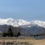 春の白馬三山